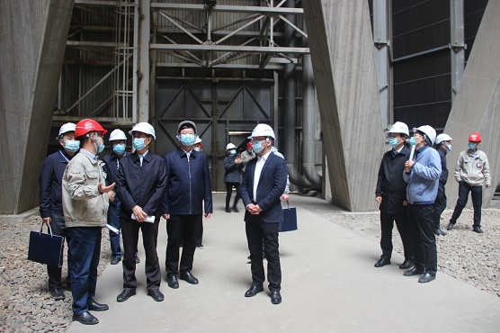 3月30日，人资环委围绕“我省黄河流域水资源节约集约利用”情况在大唐杨凌热电有限公司调研..JPG