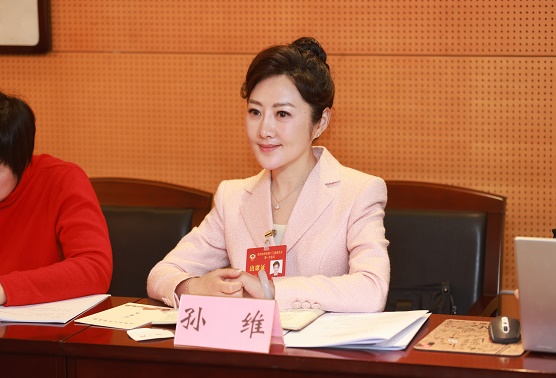 图为省政协委员孙维在分组讨论会现场发言。(800377)-20230117081431.jpg