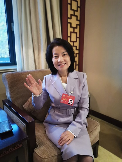 省政协委员、省妇联副主席党洁（记者 李彦(799712)-20230117082053.jpg